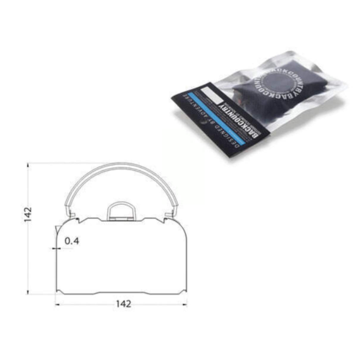 Amazon | バックカントリー【BACKCOUNTRY チタニウムULケトル
